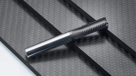 The exceptional hardness of diamond means BALDIA VARIA is ideally suited for machining highly abrasive materials such as composites. Image: Oerlikon