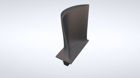 BALORA TECH PRO coated turbine blade.