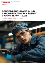 Forced Labour in Canadian Supply Chains Report 2025